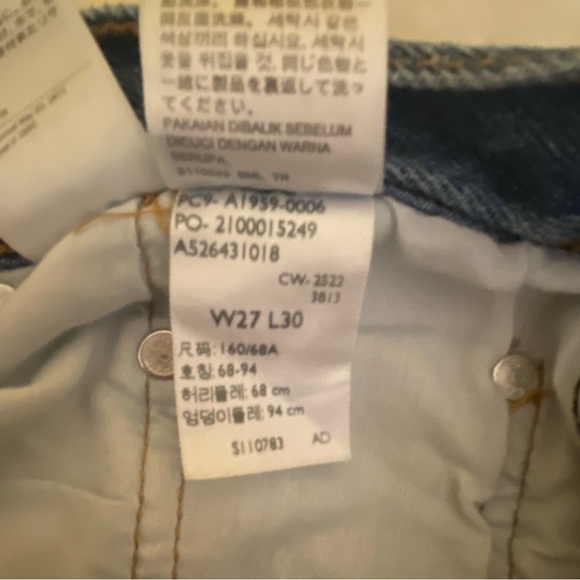 Levis 501 premium womans straight leg jeans - Picture 2 of 7